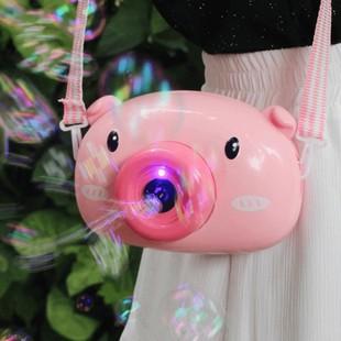 网红泡泡机小猪相机儿童少女全自动玩具吹泡泡